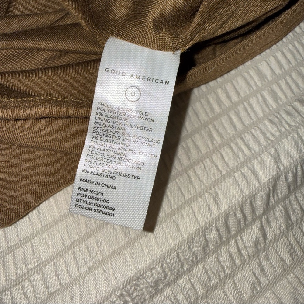 Good American Brown Midi Dress - Picture 3 of 7